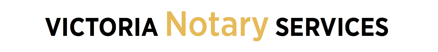 Victoria Notary Services Logo